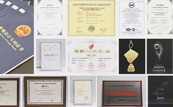 超100項(xiàng)專(zhuān)利與版權(quán)、BSCI、WRAP、ISO9001等資質(zhì)認(rèn)證